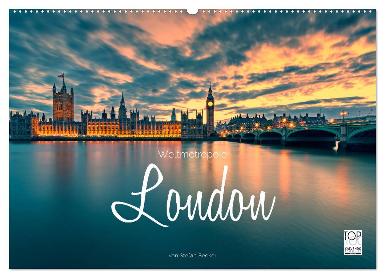 Vorderes Coverbild Weltmetropole London (Wandkalender 2026 DIN A2 quer), CALVENDO Monatskalender