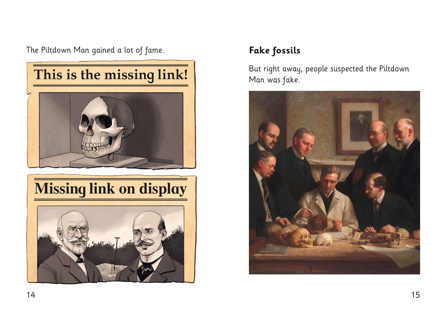 Beispielinhalt (Bild) The Case of the Piltdown Man