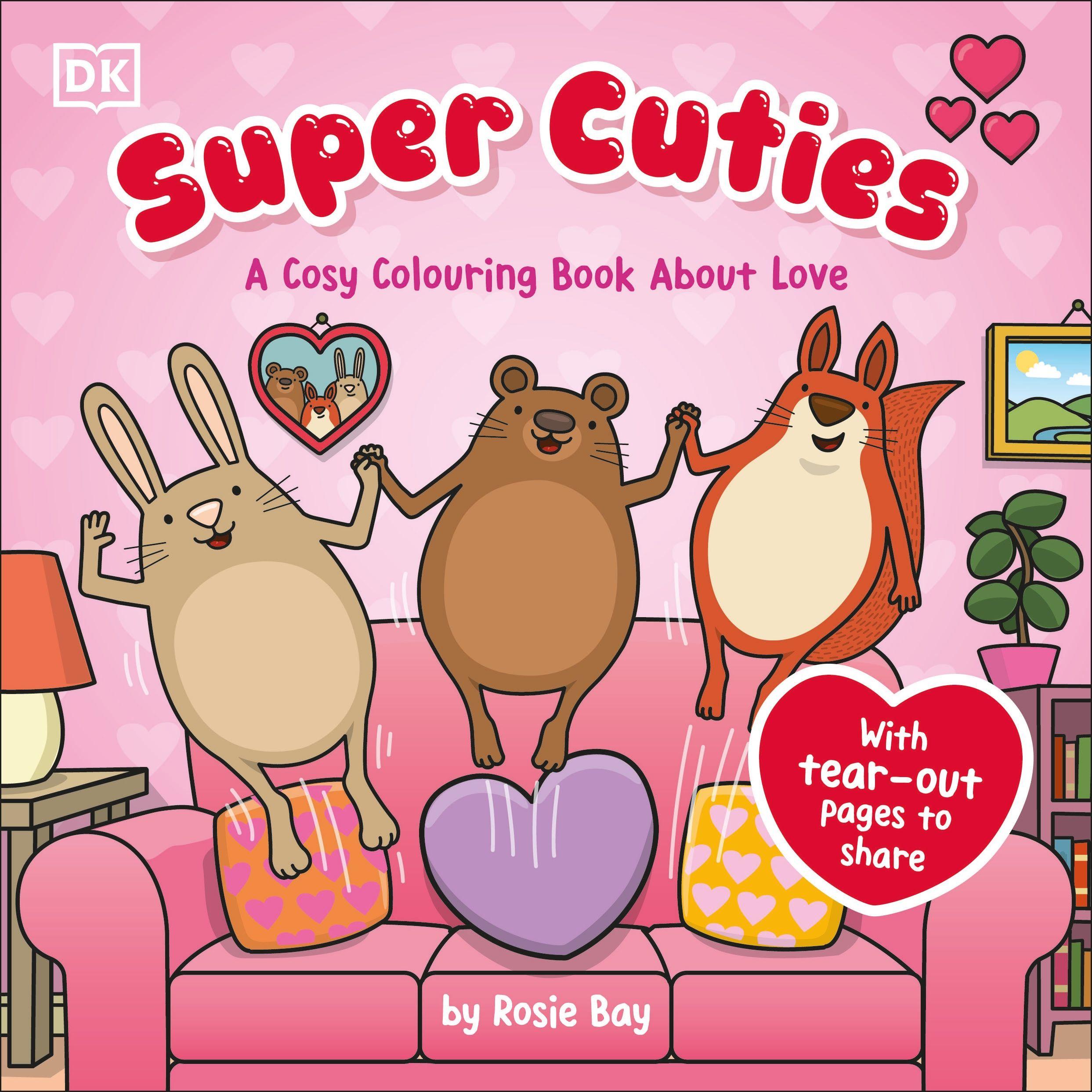 Vorderes Coverbild Super Cuties A Cosy Colouring Book about Love