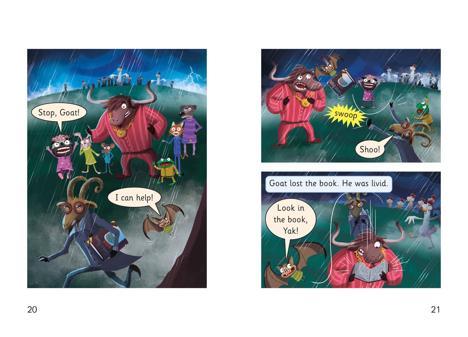 Beispielinhalt (Bild) Night of the Chickens