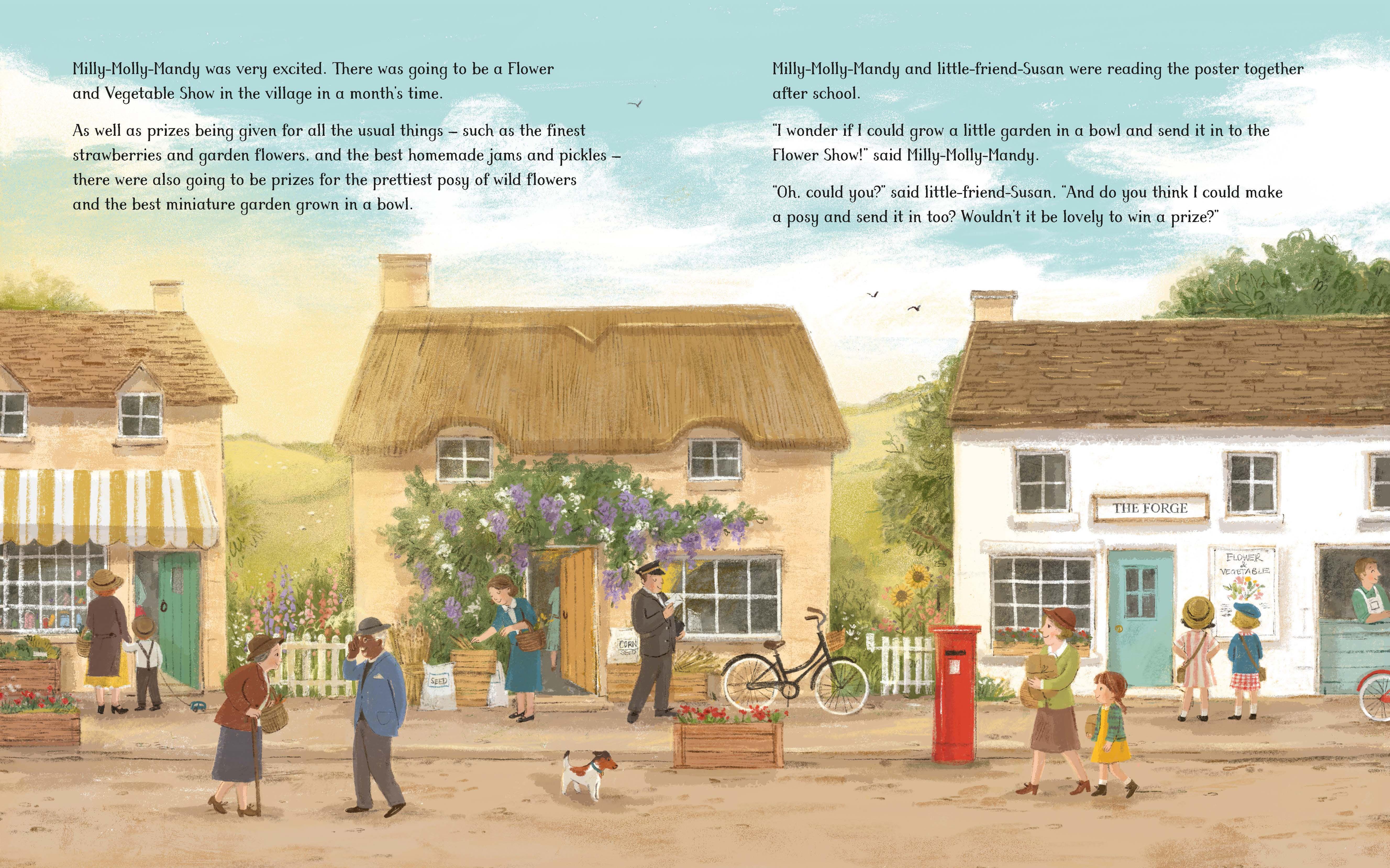 Beispielinhalt (Bild) Milly-Molly-Mandy Makes a Garden