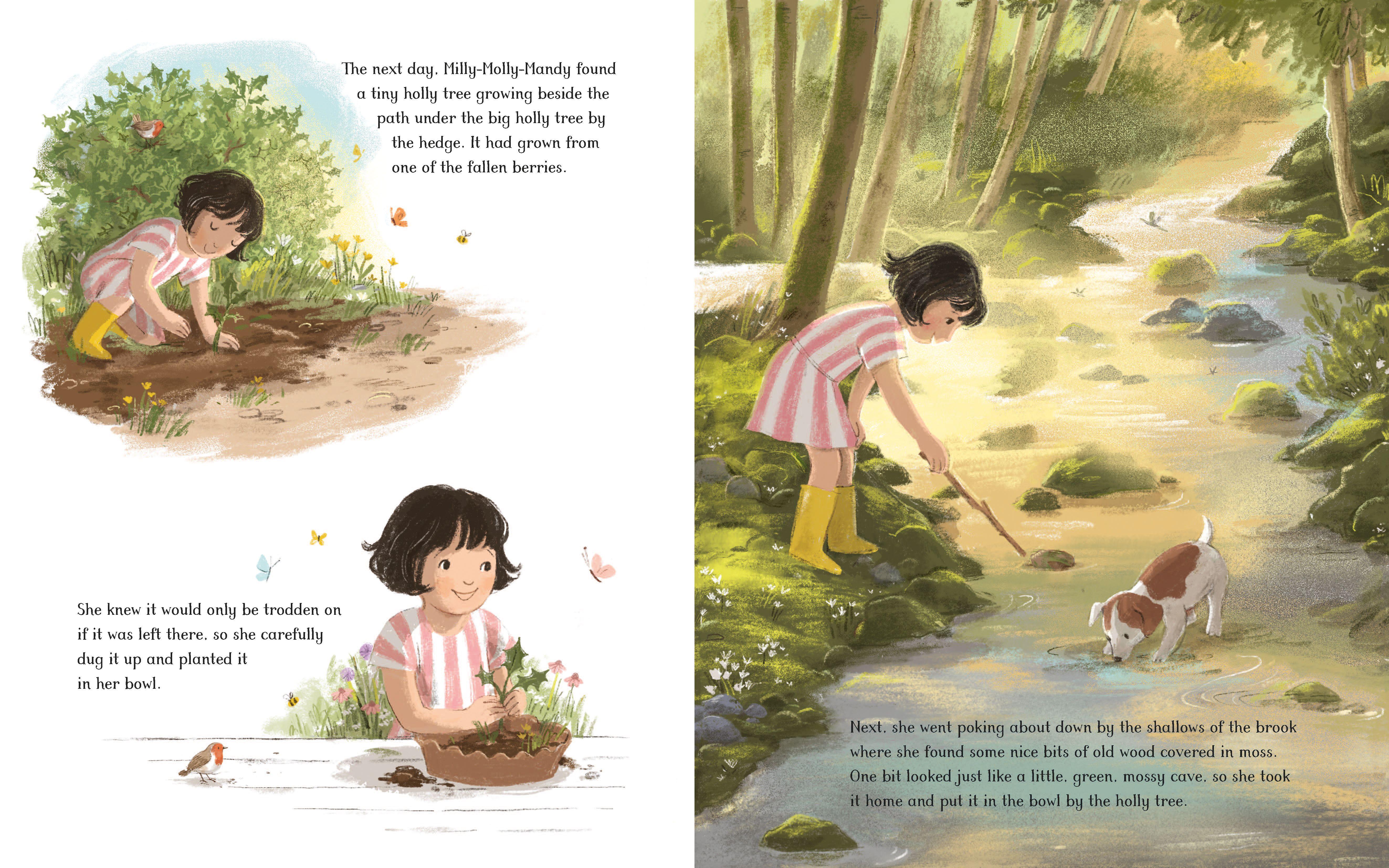 Beispielinhalt (Bild) Milly-Molly-Mandy Makes a Garden