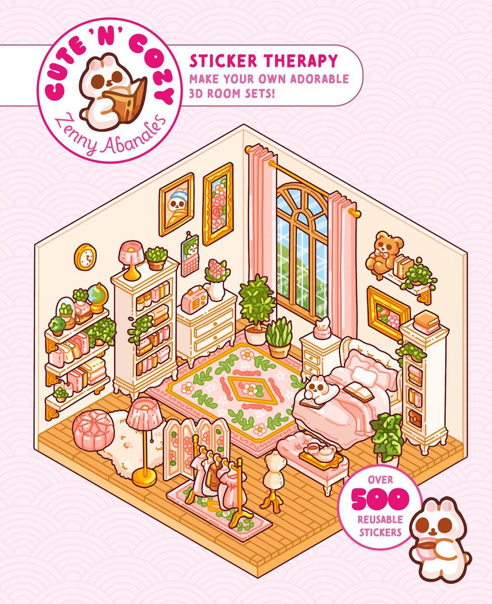 Vorderes Coverbild Cute 'n' Cozy Sticker Therapy