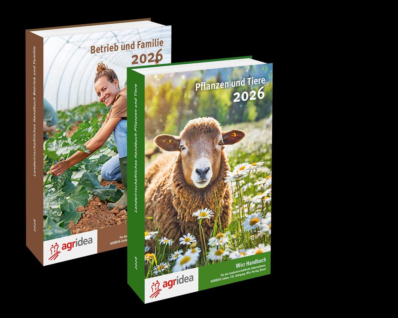 Vorderes Coverbild Wirz 2026 / Wirz Set, bestehend aus beiden Handbüchern