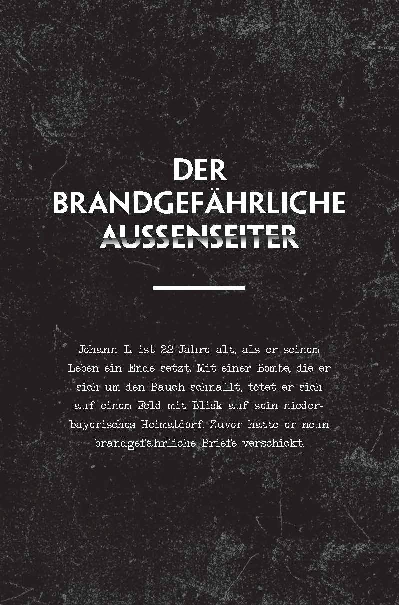 Beispielinhalt (Bild) Wahre Verbrechen in Niederbayern und der Oberpfalz