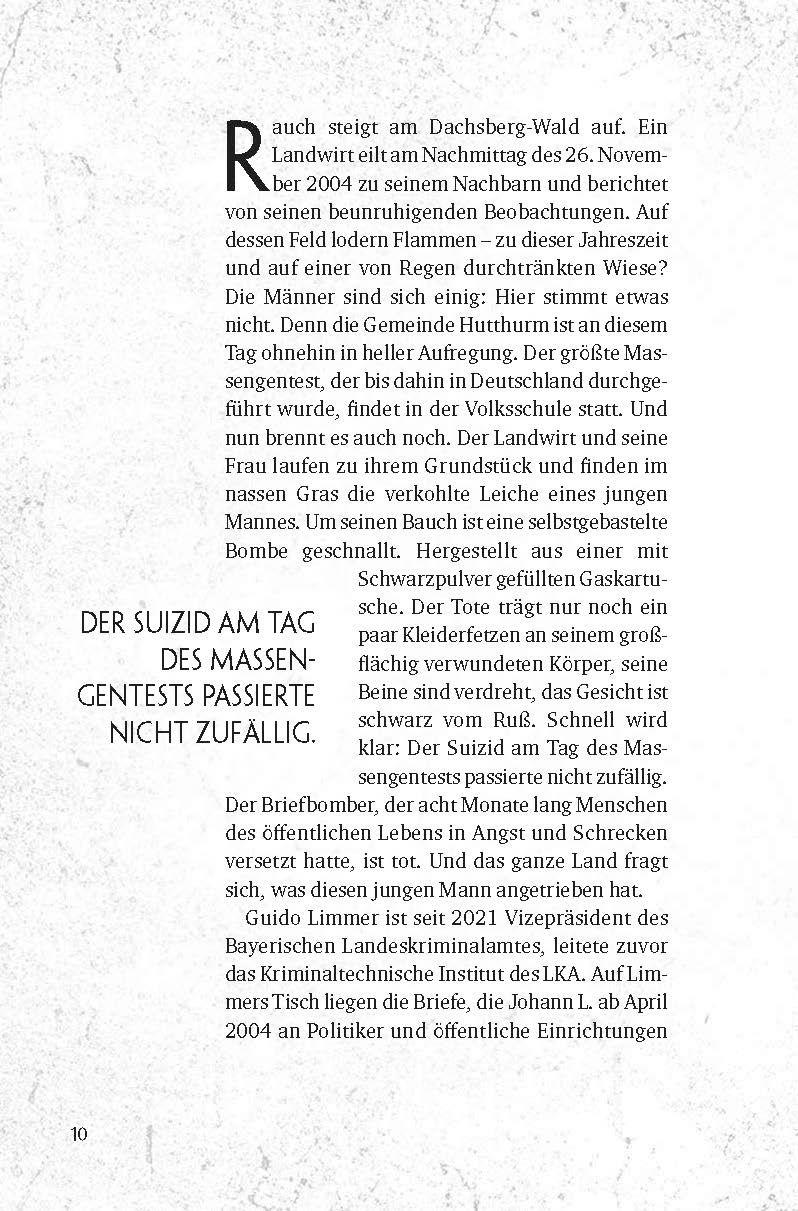 Beispielinhalt (Bild) Wahre Verbrechen in Niederbayern und der Oberpfalz