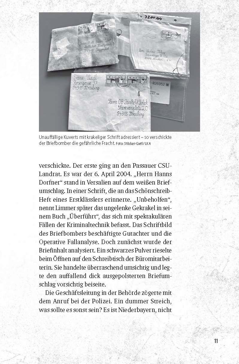 Beispielinhalt (Bild) Wahre Verbrechen in Niederbayern und der Oberpfalz