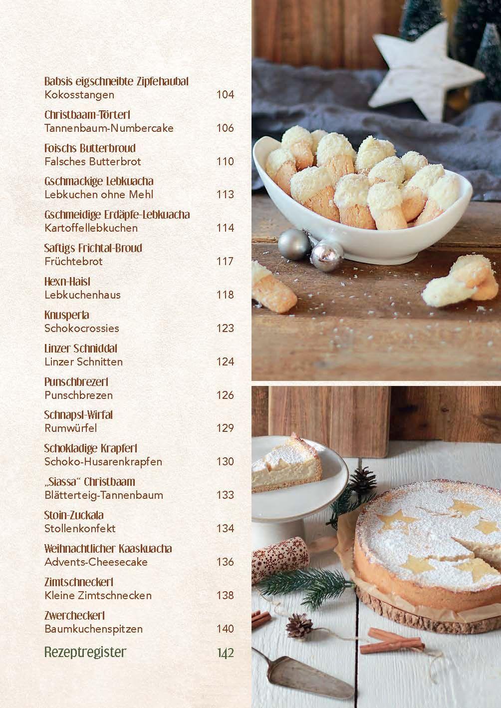 Beispielinhalt (Bild) Weihnachtsbäckerei im Bayerischen Wald