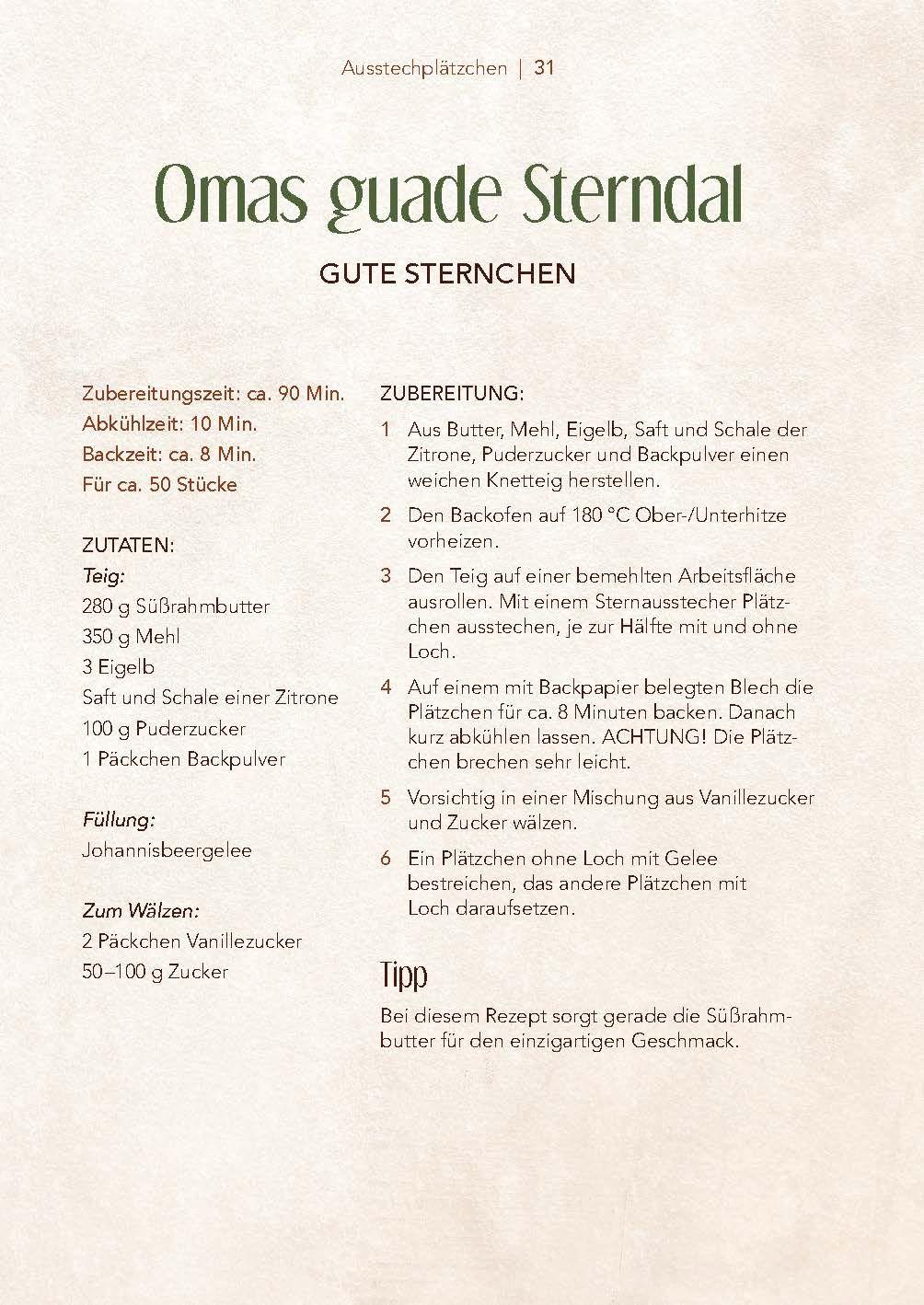 Beispielinhalt (Bild) Weihnachtsbäckerei im Bayerischen Wald