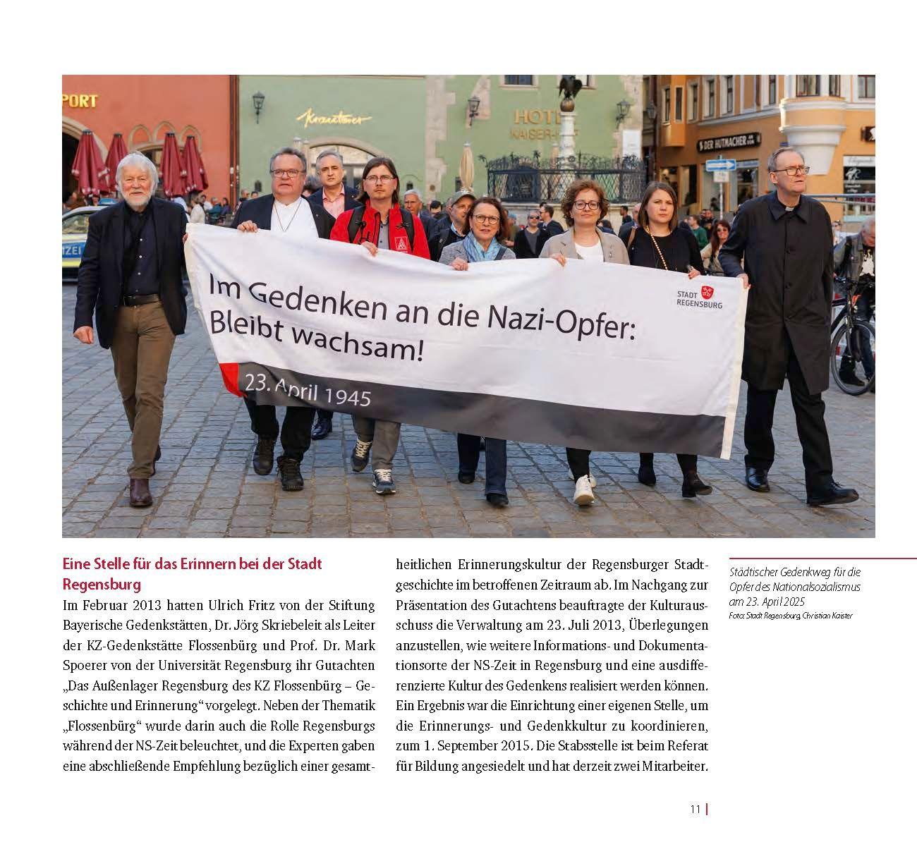 Beispielinhalt (Bild) Regensburger Almanach 2025