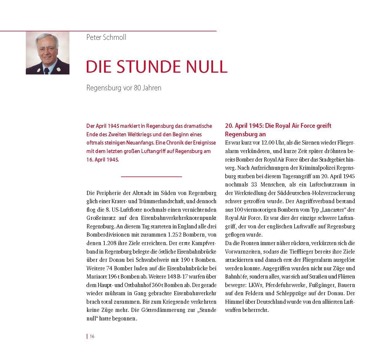 Beispielinhalt (Bild) Regensburger Almanach 2025