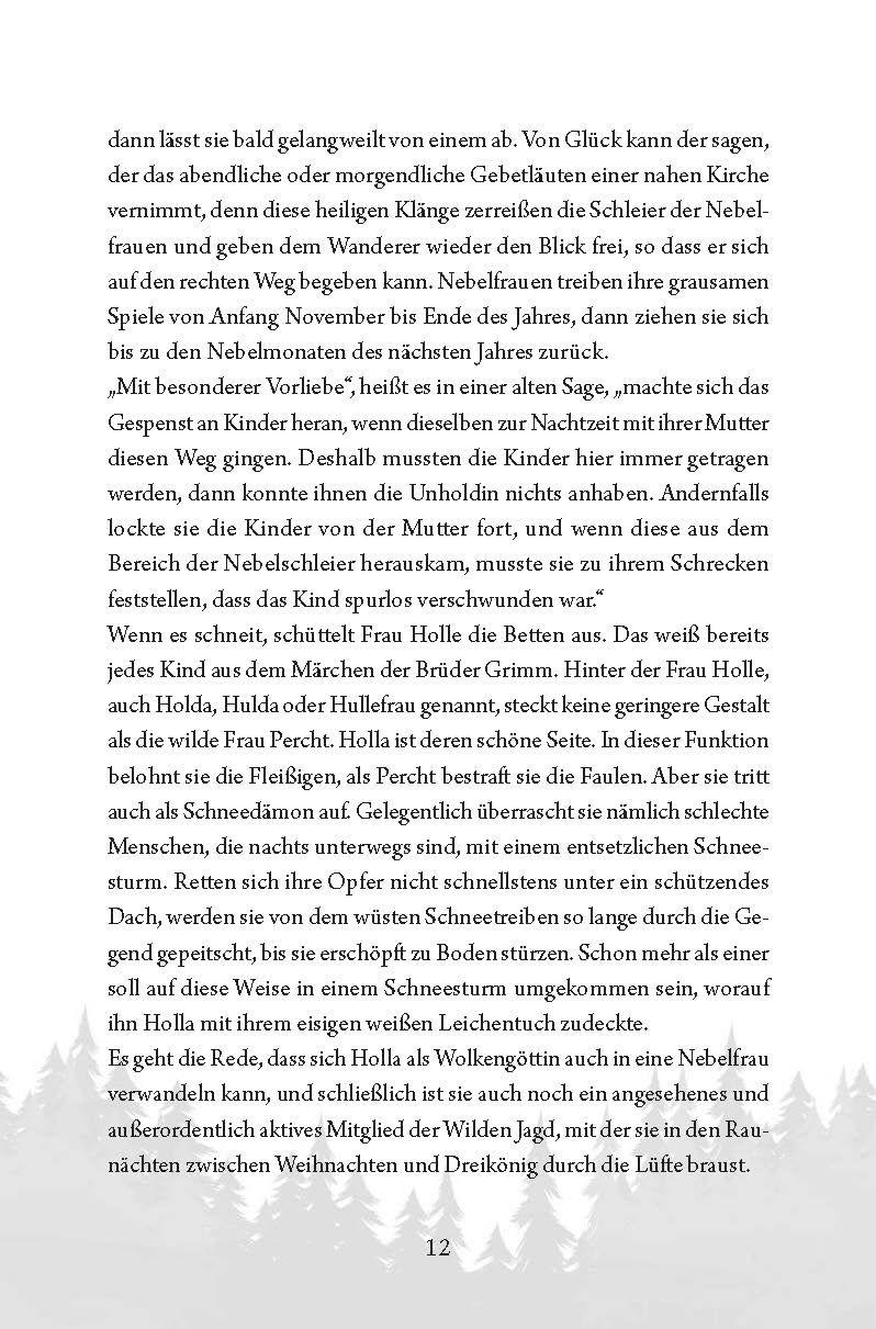 Beispielinhalt (Bild) Von Nebelfrauen und Schneegespenstern