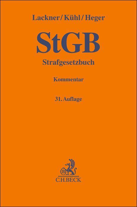 Vorderes Coverbild Strafgesetzbuch. StGB