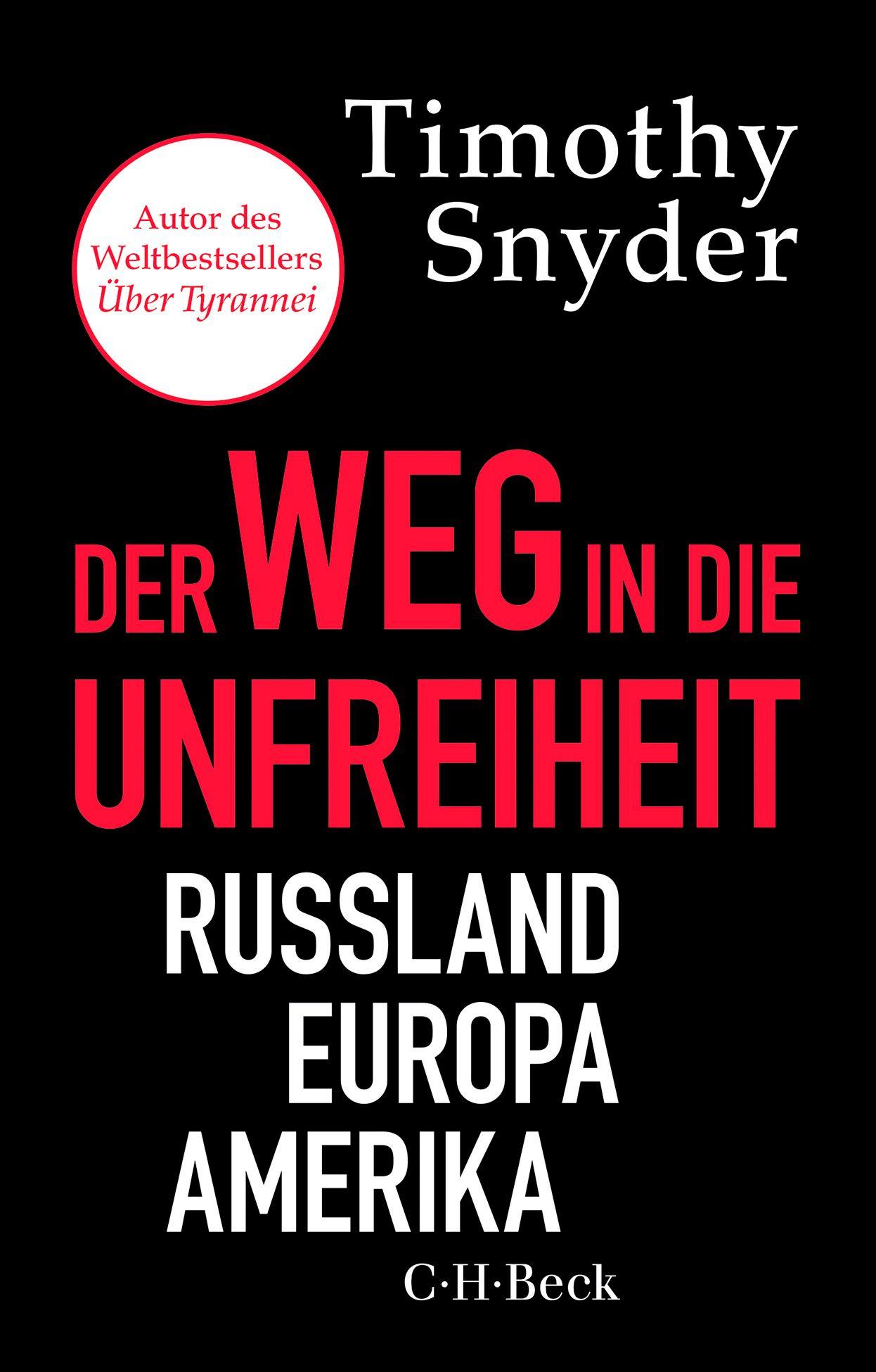 Vorderes Coverbild Der Weg in die Unfreiheit
