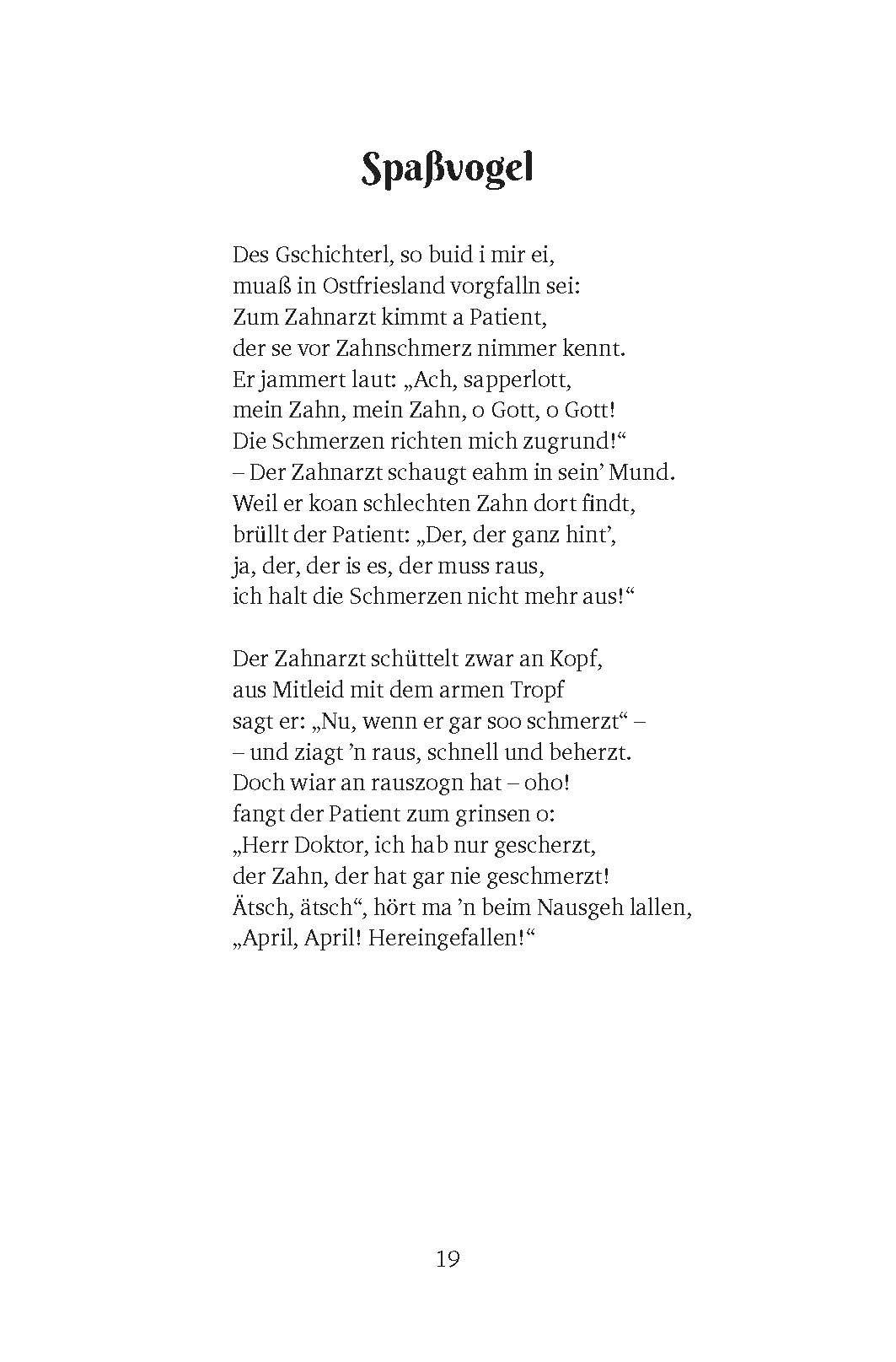 Beispielinhalt (Bild) Die heitere Hausapotheke