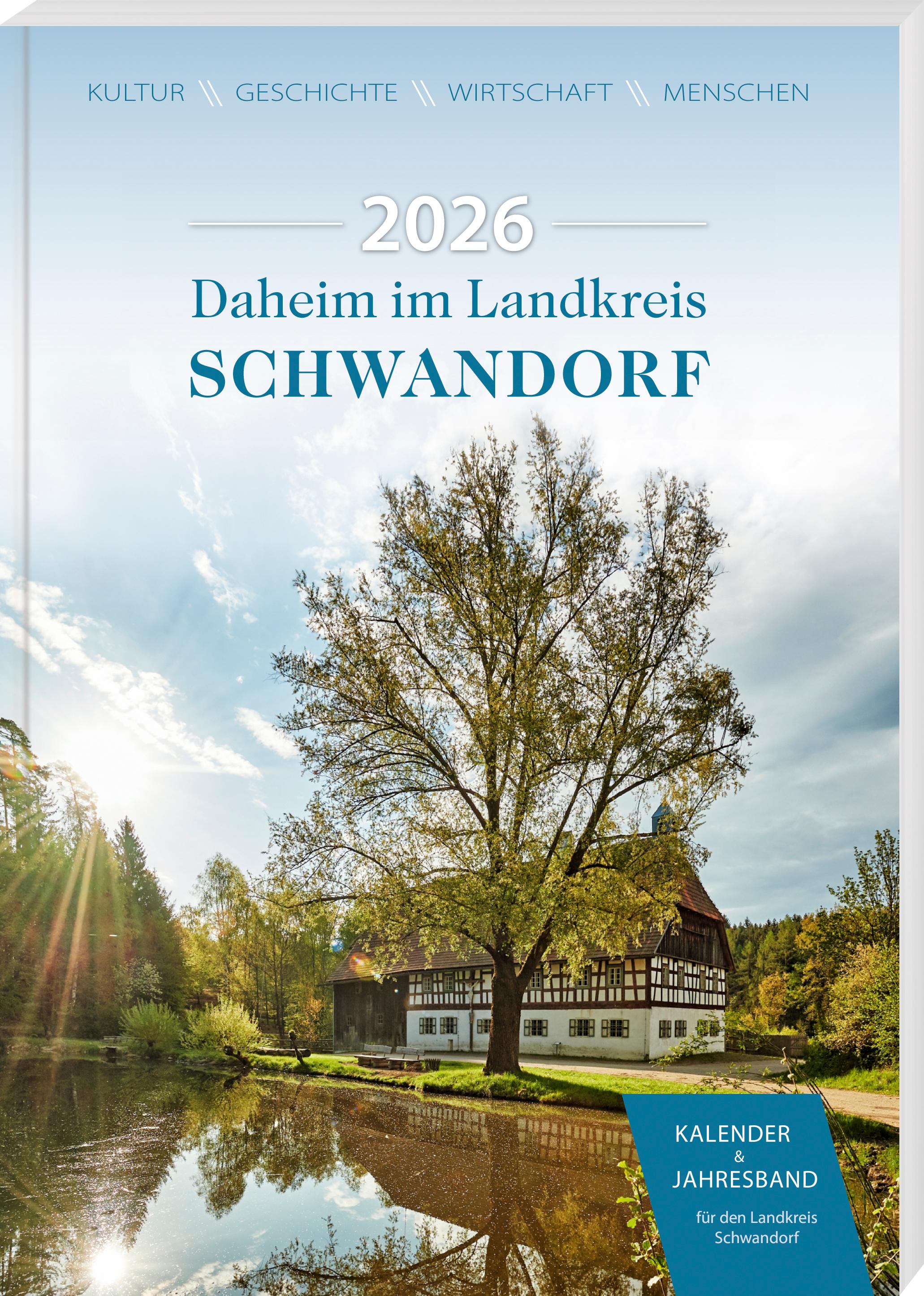 Vorderes Coverbild Daheim im Landkreis Schwandorf - Kalender & Jahresband 2026