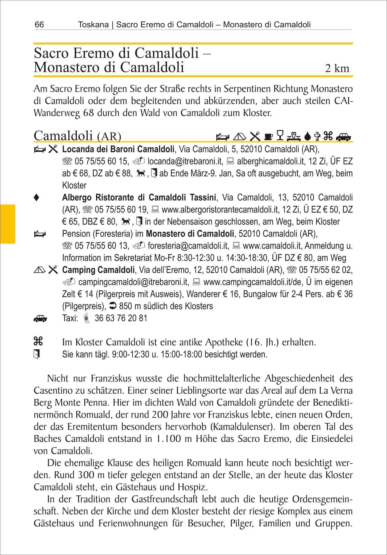 Beispielinhalt (Bild) Italien: Franziskusweg von Florenz nach Rom