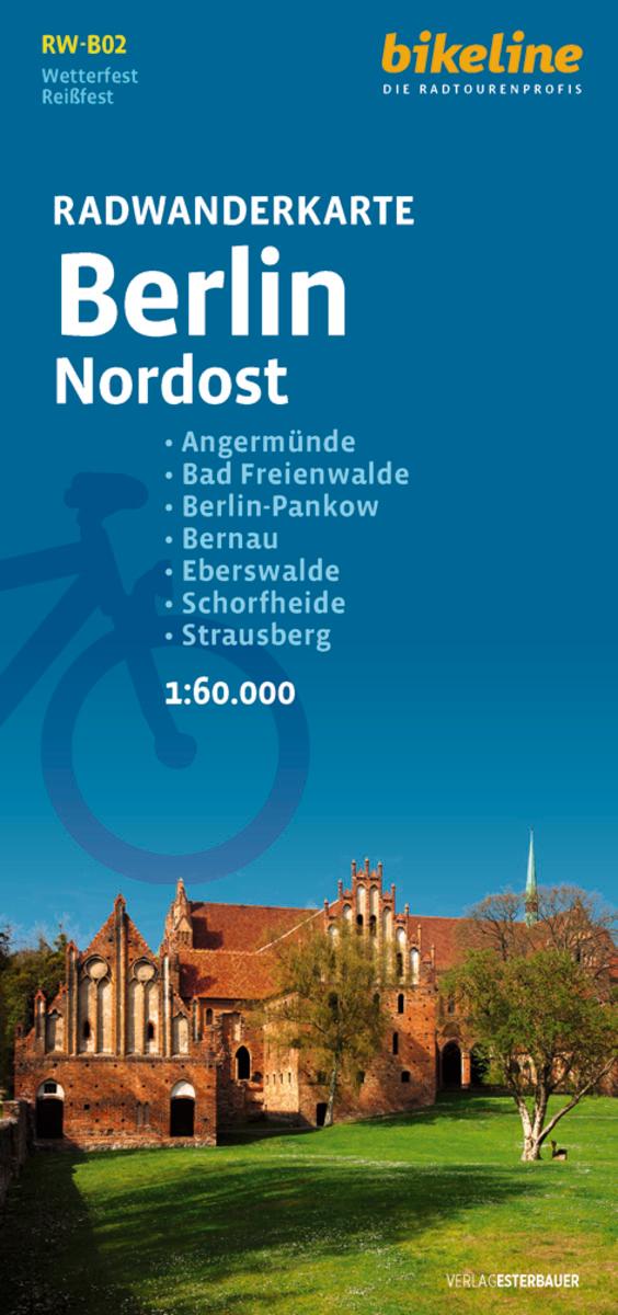 Vorderes Coverbild Radwanderkarte Berlin Nordost RW-B02