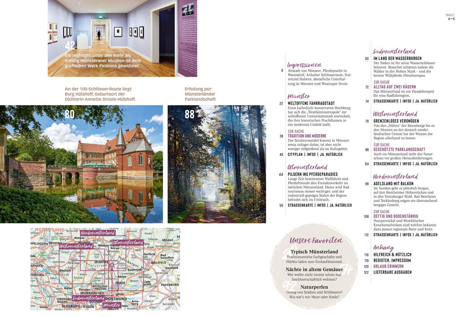 Beispielinhalt (Bild) DuMont Bildatlas Münsterland