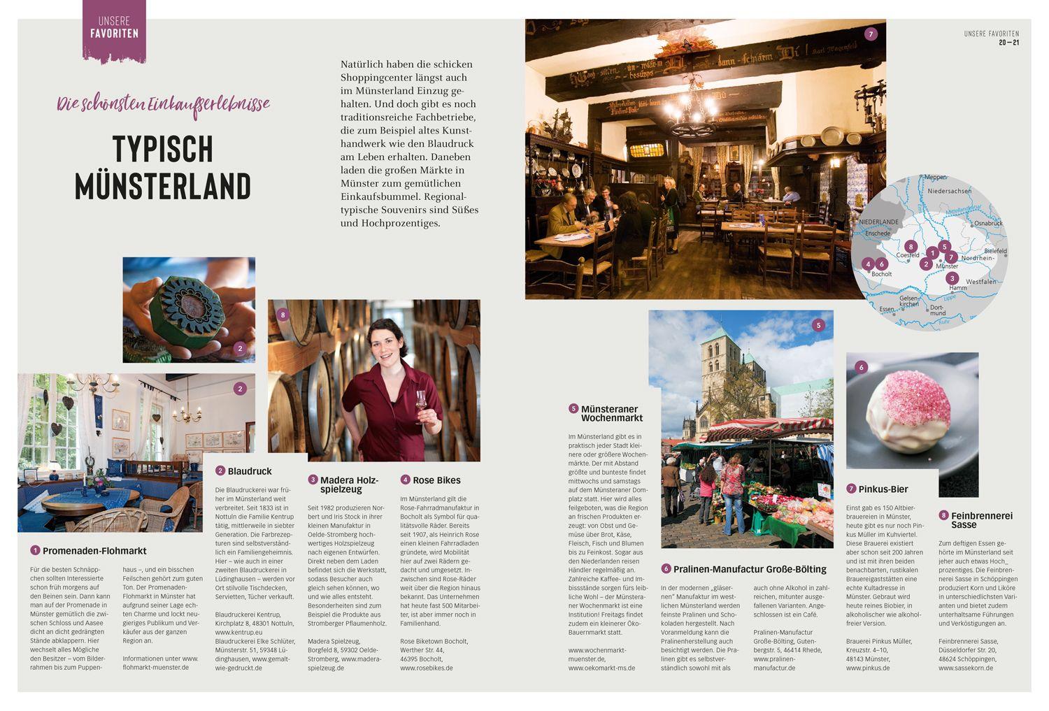 Beispielinhalt (Bild) DuMont Bildatlas Münsterland