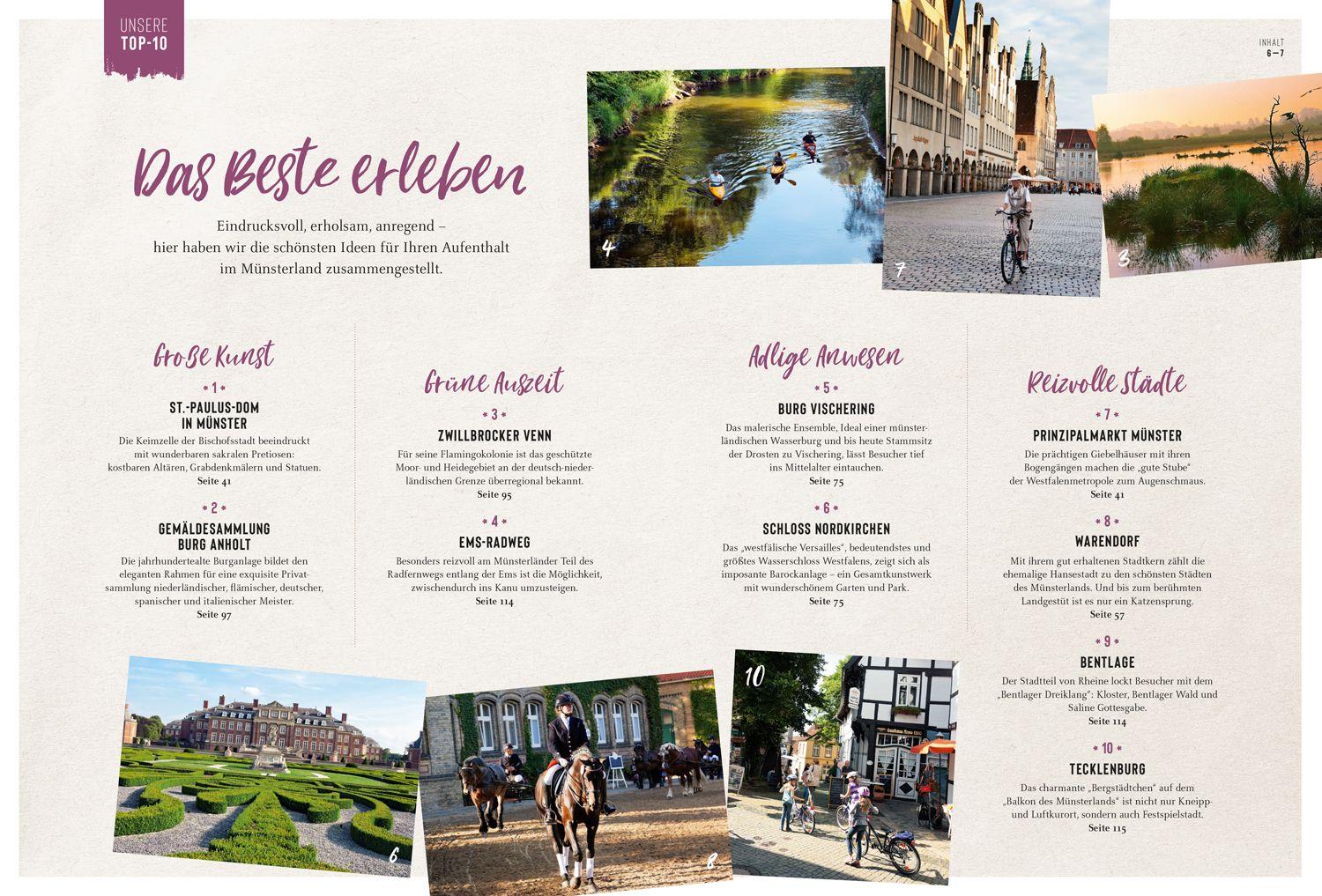 Beispielinhalt (Bild) DuMont Bildatlas Münsterland