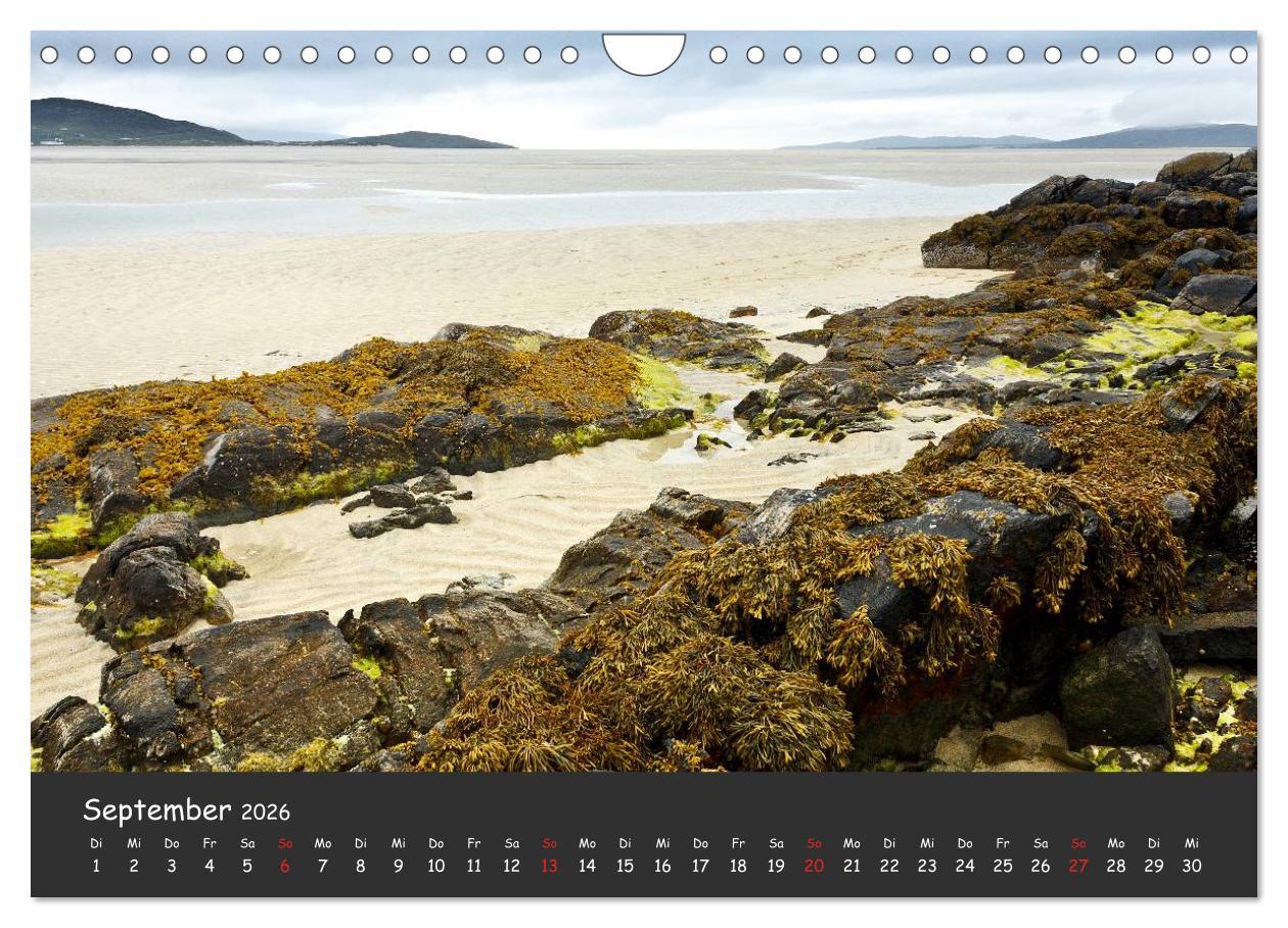 Beispielinhalt (Bild) Schottland - grandiose Landschaften im Westen (Wandkalender 2026 DIN A4 quer), CALVENDO Monatskalender