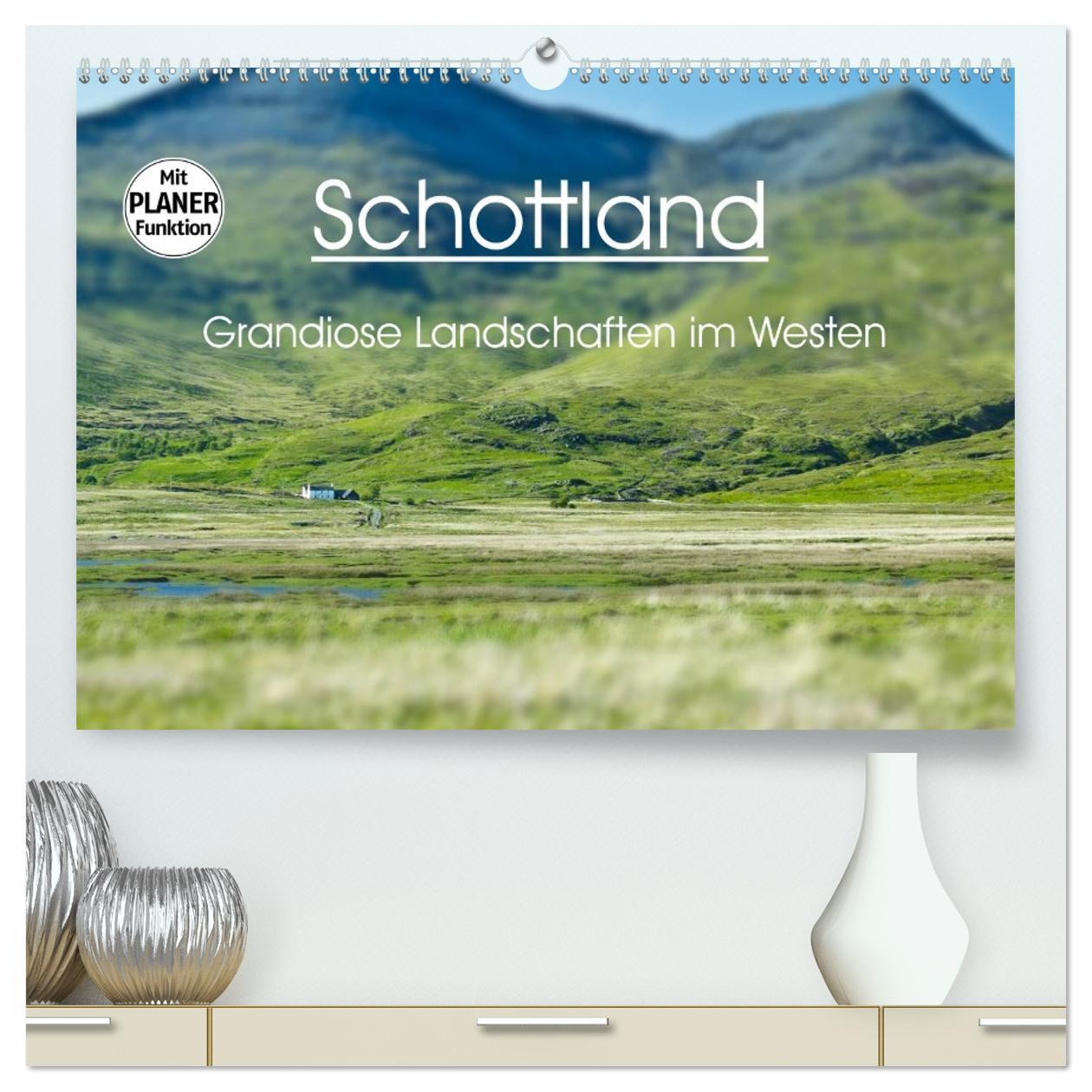 Vorderes Coverbild Schottland - grandiose Landschaften im Westen (hochwertiger Premium Wandkalender 2026 DIN A2 quer), Kunstdruck in Hochglanz