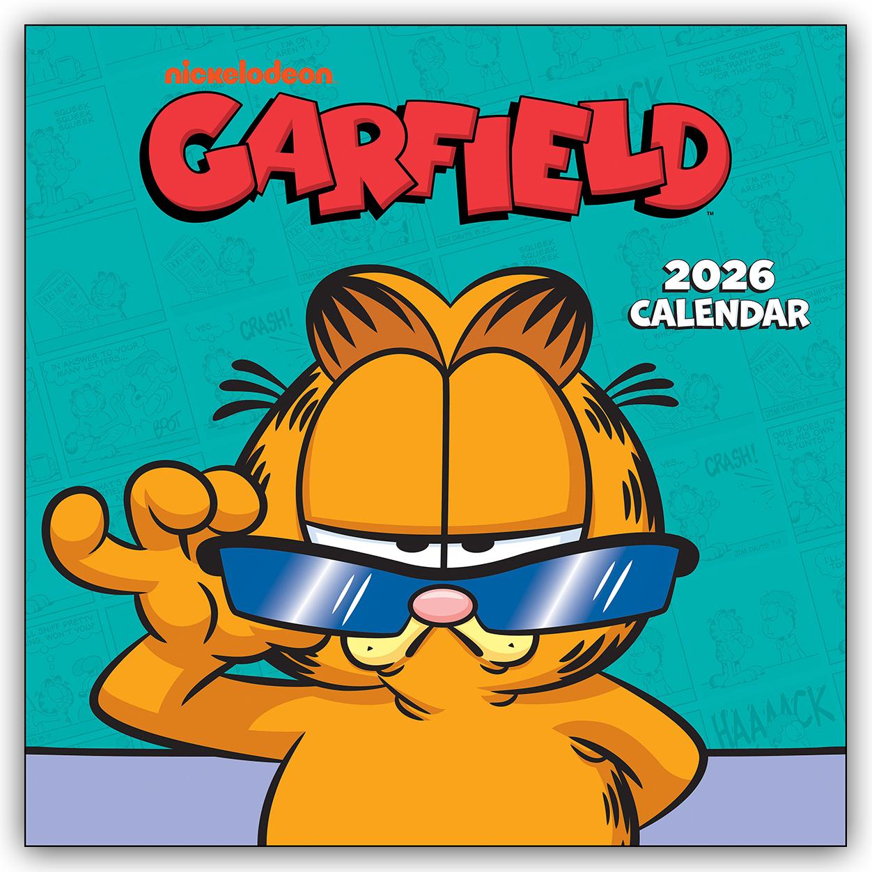 Vorderes Coverbild Garfield 2026 Wall Calendar
