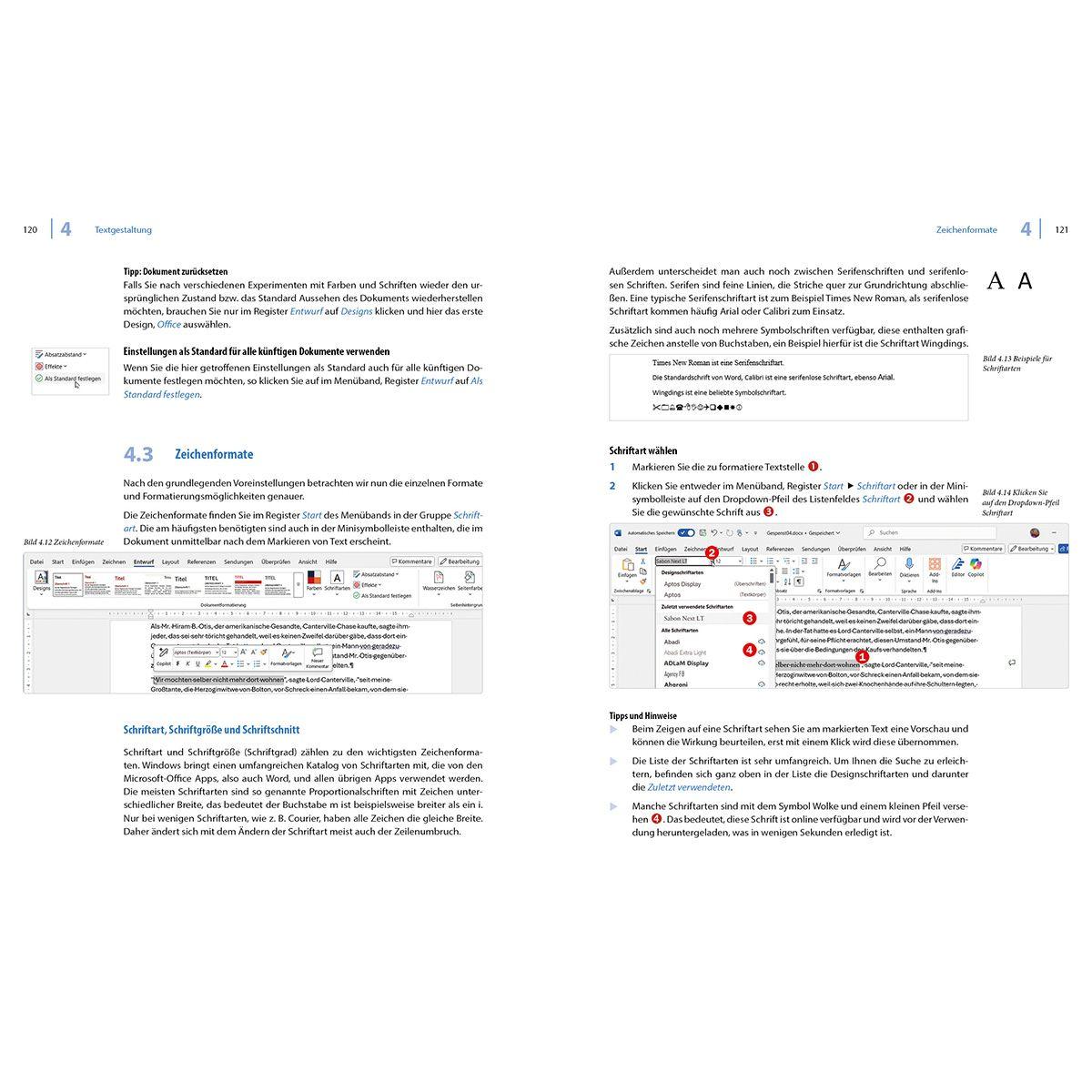 Beispielinhalt (Bild) Word 2024 - Stufe 1: Grundlagen