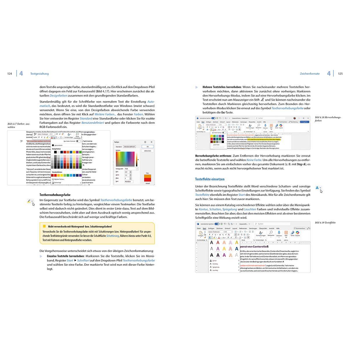 Beispielinhalt (Bild) Word 2024 - Stufe 1: Grundlagen
