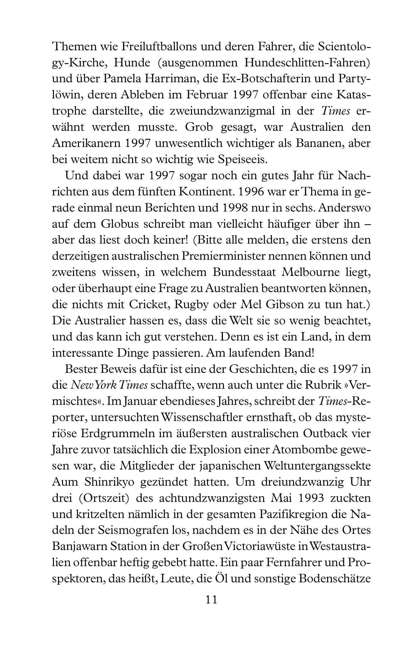 Beispielinhalt (Bild) Picknick mit Bären und Frühstück mit Kängurus