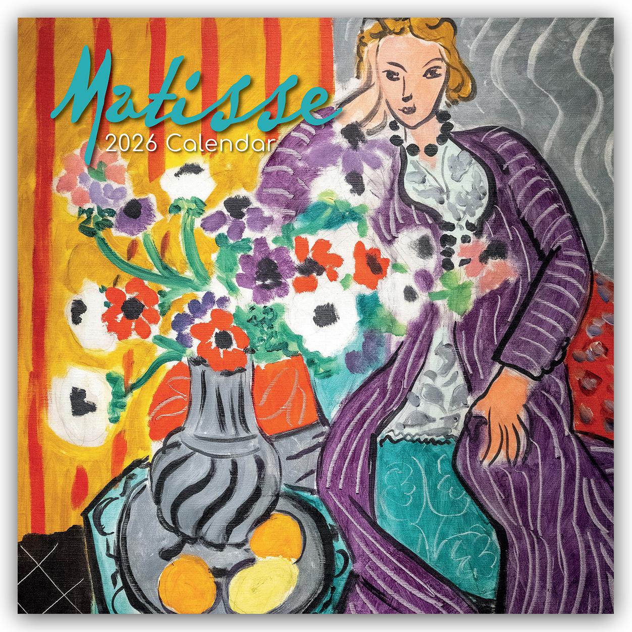 Vorderes Coverbild Matisse - Henri Matisse 2026 - 16-Monatskalender