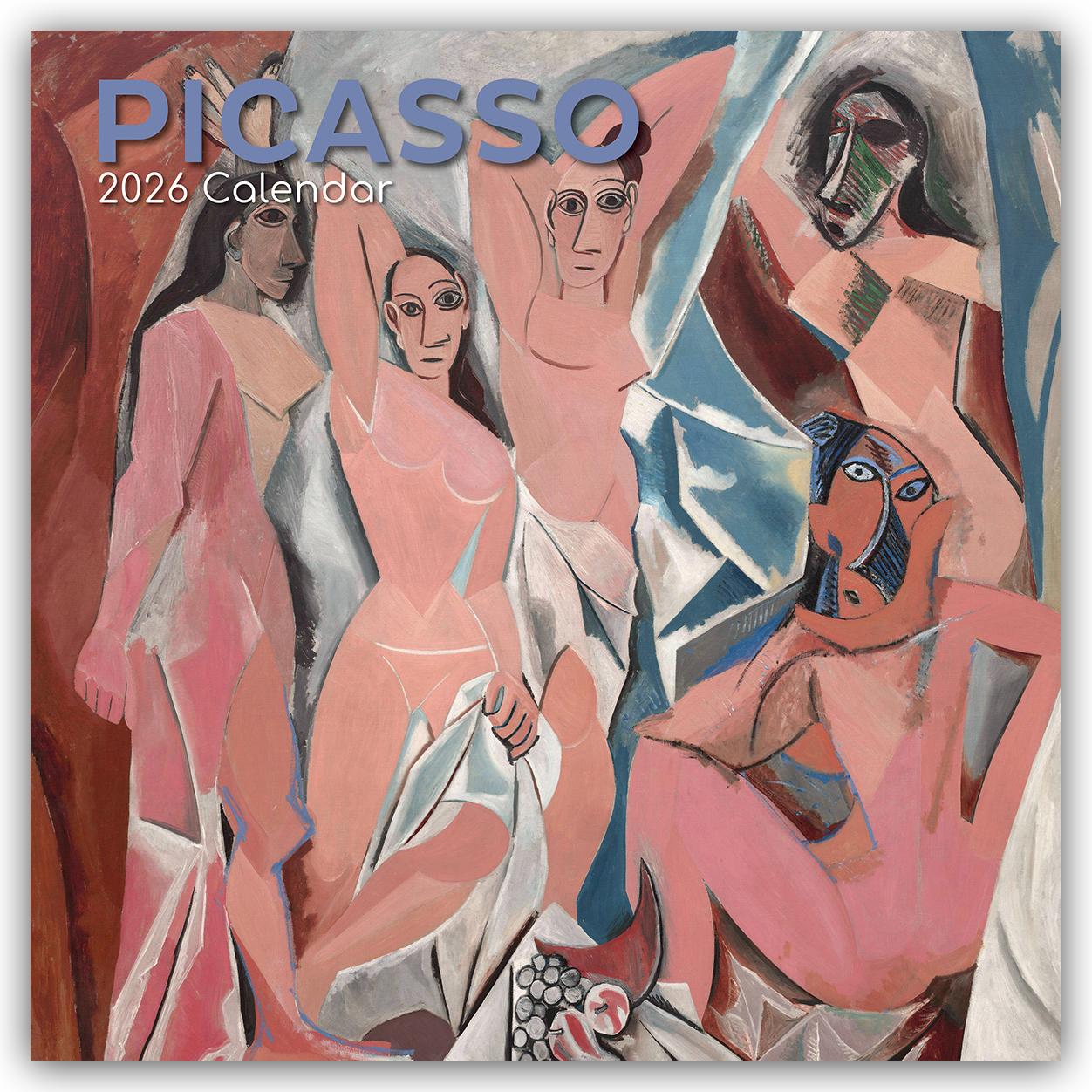 Vorderes Coverbild Picasso - Pablo Picasso - Kunstkalender 2026 16-Monatskalender
