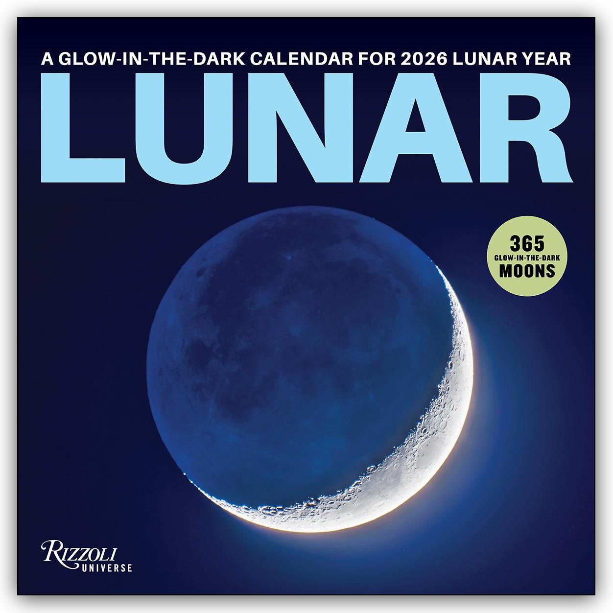 Vorderes Coverbild Lunar 2026 Wall Calendar
