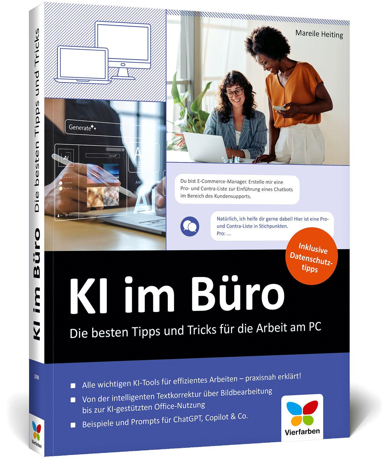 Vorderes Coverbild KI im Büro