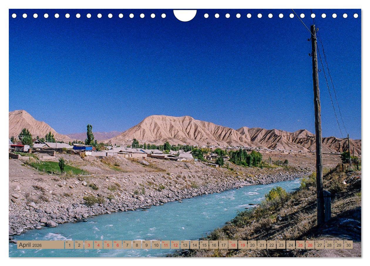 Beispielinhalt (Bild) Seidenstraße - Khiva bis Lanzhou (Wandkalender 2026 DIN A4 quer), CALVENDO Monatskalender
