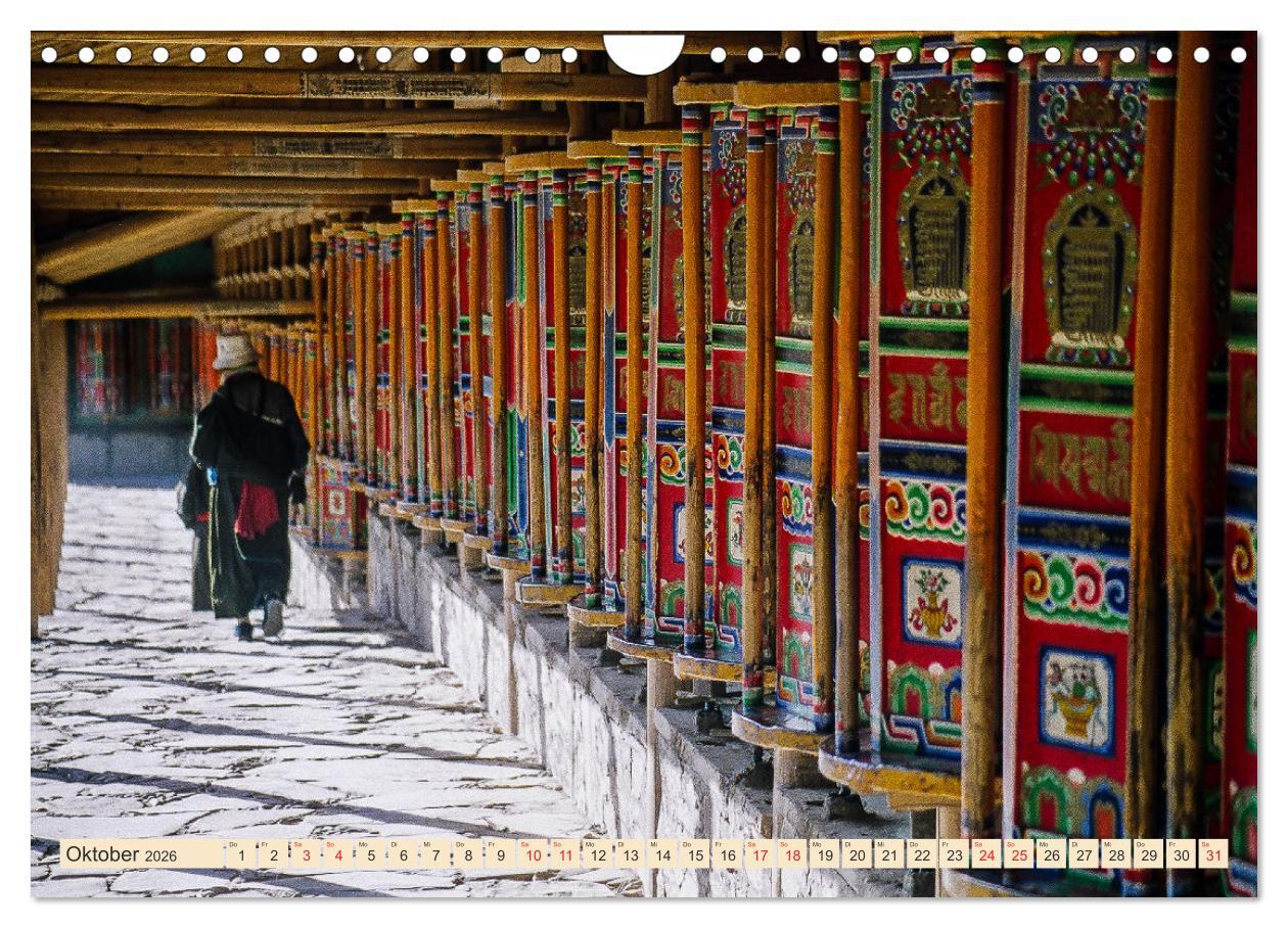 Beispielinhalt (Bild) Seidenstraße - Khiva bis Lanzhou (Wandkalender 2026 DIN A4 quer), CALVENDO Monatskalender