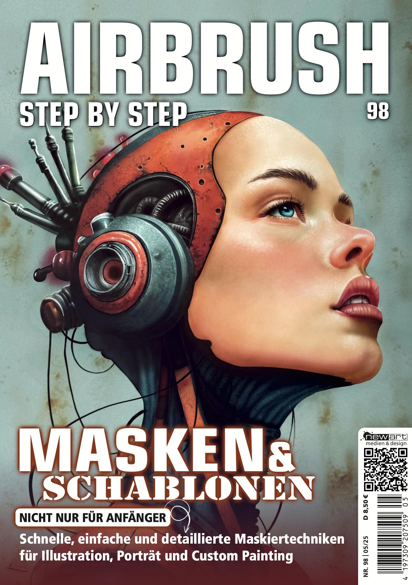 Vorderes Coverbild Airbrush Step by Step 98