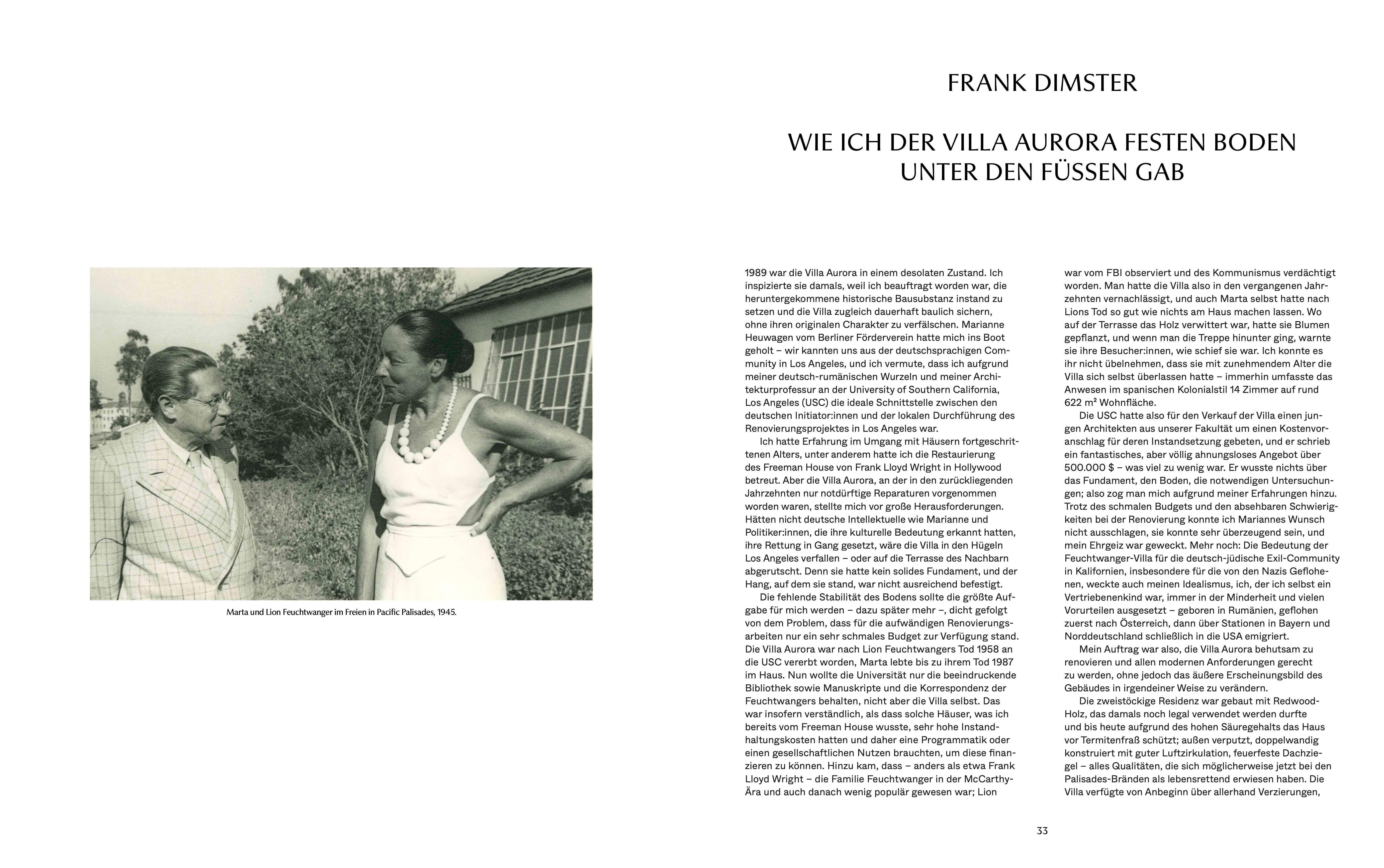 Beispielinhalt (Bild) Die Villa Aurora