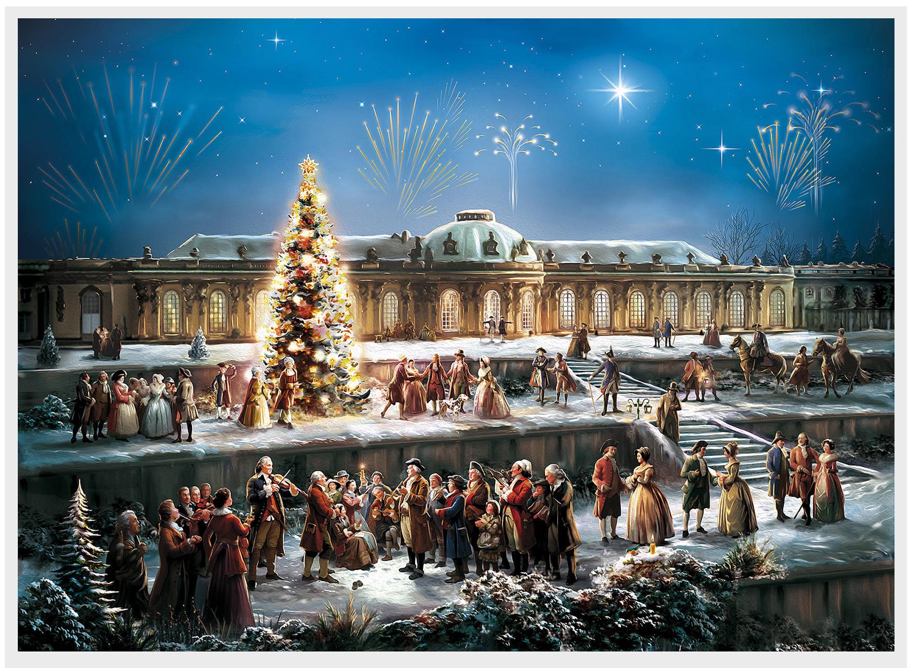 Vorderes Coverbild Adventskalender "Schloss Sanssouci"