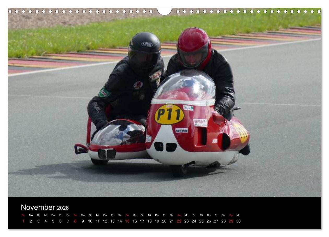 Beispielinhalt (Bild) Sachsenring Classic (Wandkalender 2026 DIN A3 quer), CALVENDO Monatskalender