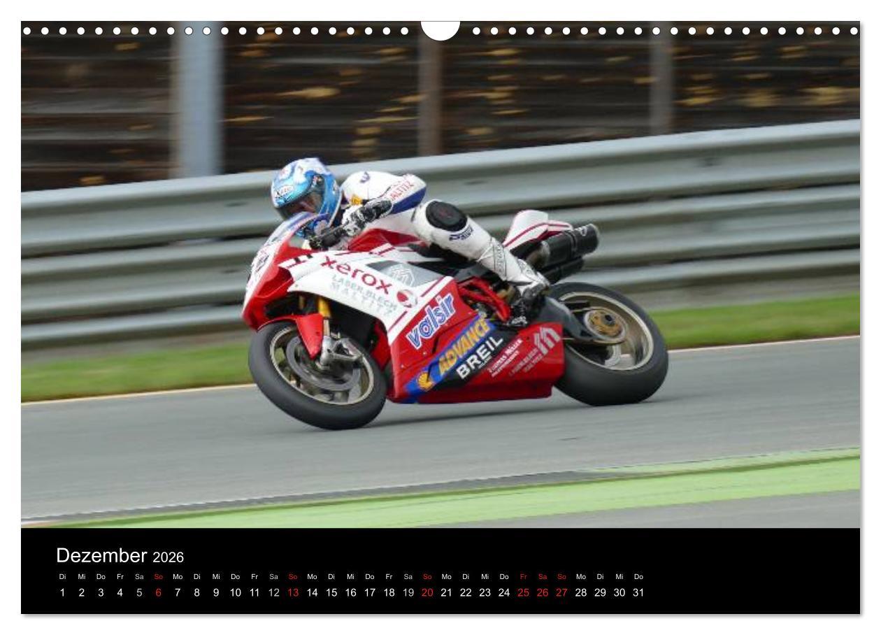 Beispielinhalt (Bild) Sachsenring Classic (Wandkalender 2026 DIN A3 quer), CALVENDO Monatskalender