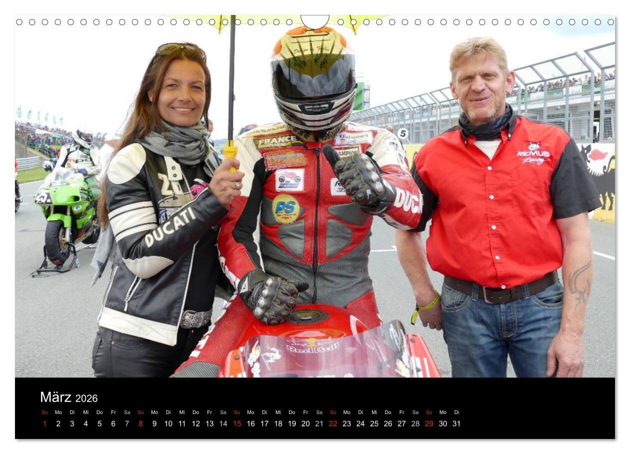 Beispielinhalt (Bild) Sachsenring Classic (Wandkalender 2026 DIN A3 quer), CALVENDO Monatskalender