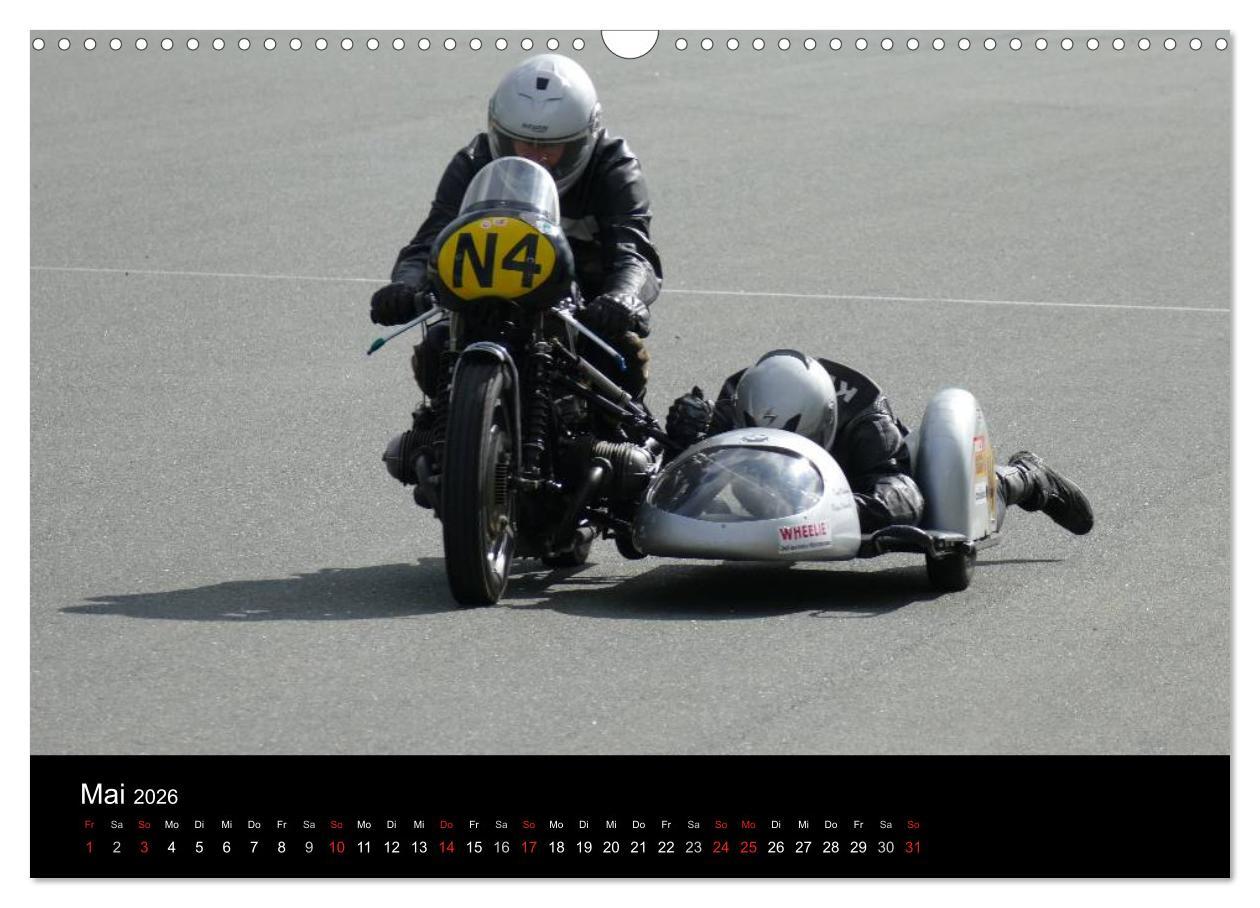 Beispielinhalt (Bild) Sachsenring Classic (Wandkalender 2026 DIN A3 quer), CALVENDO Monatskalender