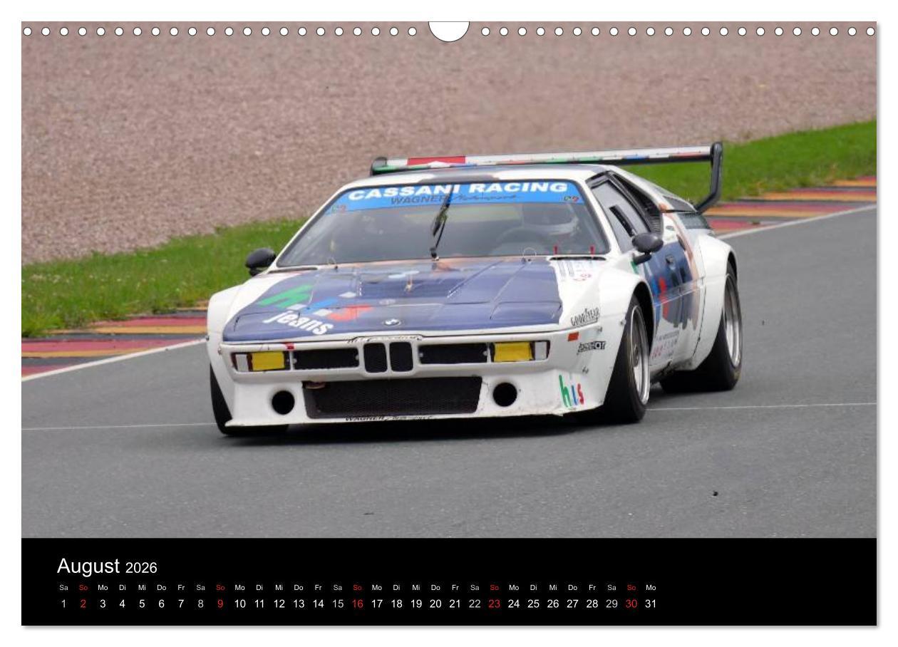 Beispielinhalt (Bild) Sachsenring Classic (Wandkalender 2026 DIN A3 quer), CALVENDO Monatskalender