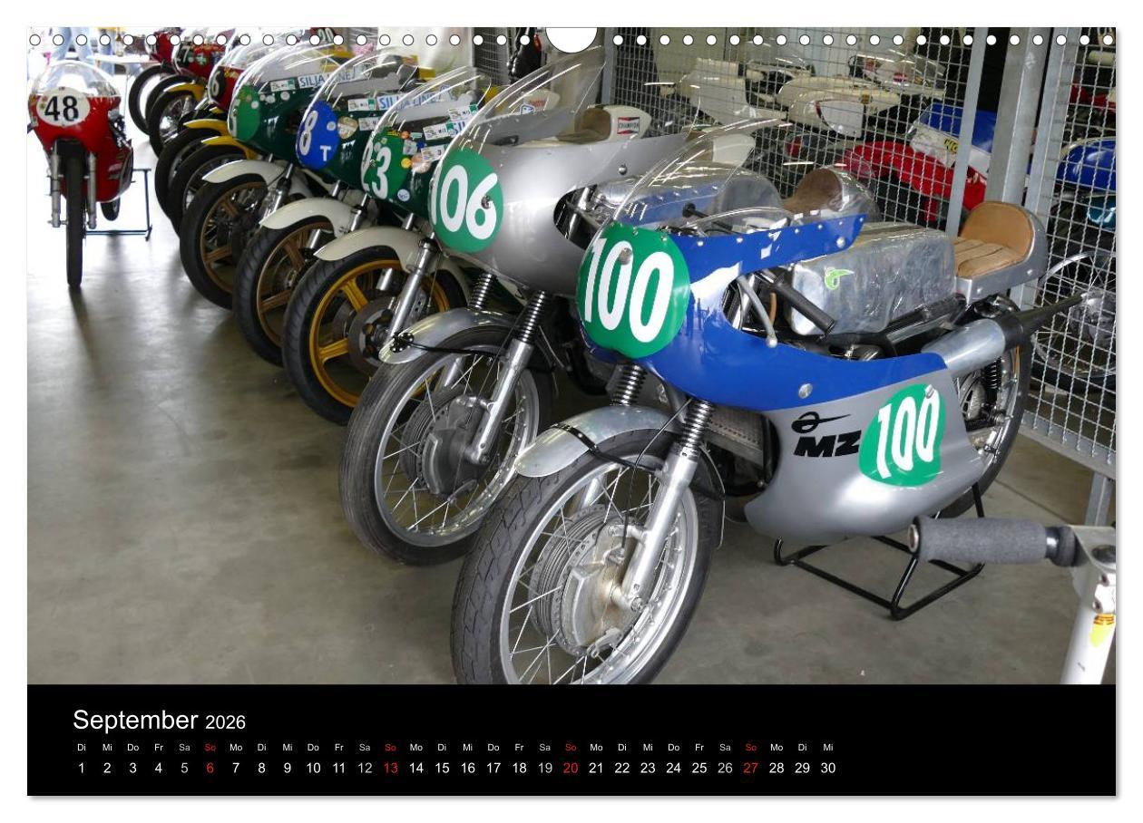 Beispielinhalt (Bild) Sachsenring Classic (Wandkalender 2026 DIN A3 quer), CALVENDO Monatskalender