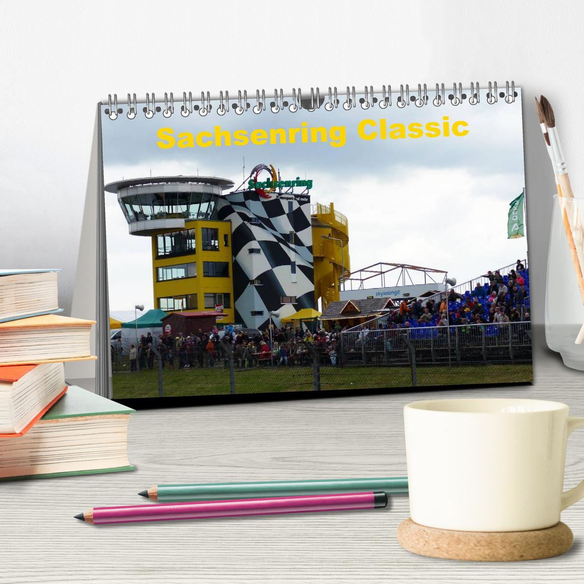 Beispielinhalt (Bild) Sachsenring Classic (Tischkalender 2026 DIN A5 quer), CALVENDO Monatskalender