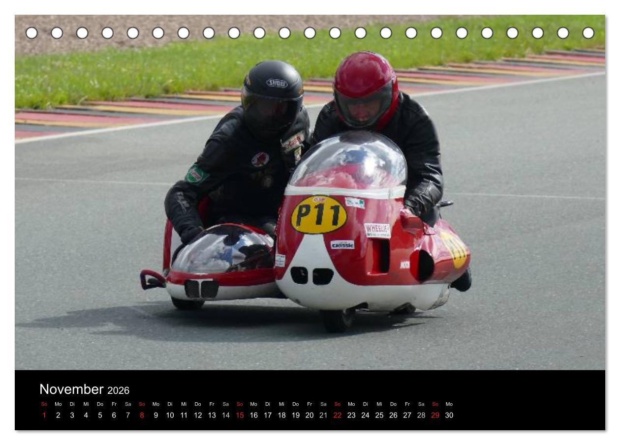 Beispielinhalt (Bild) Sachsenring Classic (Tischkalender 2026 DIN A5 quer), CALVENDO Monatskalender