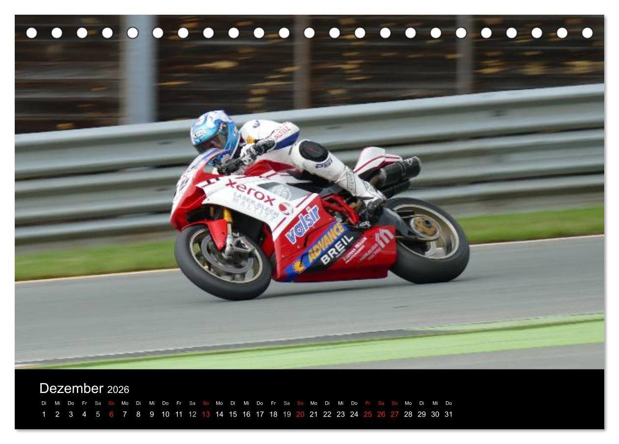 Beispielinhalt (Bild) Sachsenring Classic (Tischkalender 2026 DIN A5 quer), CALVENDO Monatskalender