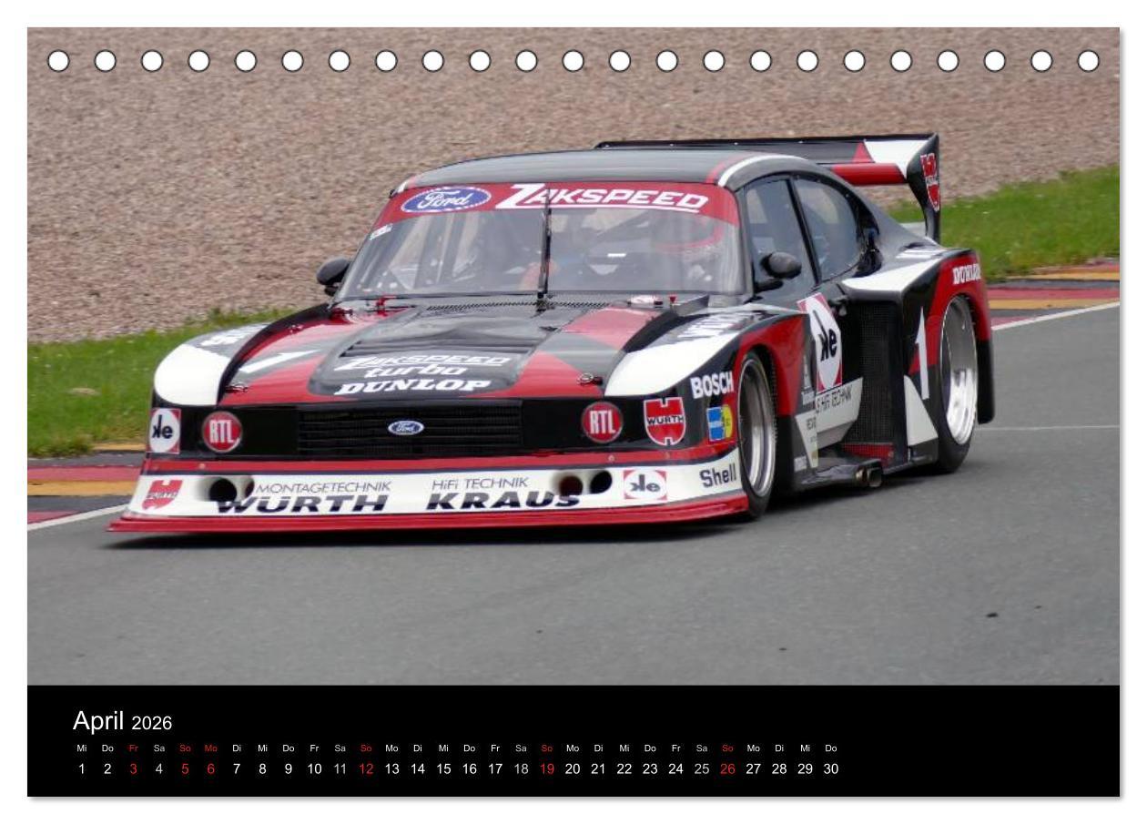 Beispielinhalt (Bild) Sachsenring Classic (Tischkalender 2026 DIN A5 quer), CALVENDO Monatskalender